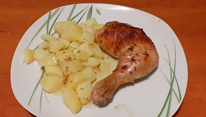 Pečené kuře po chalupářsku