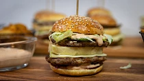 Domácí hamburger vepřový