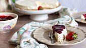 Nepečený cheesecake s ovocem