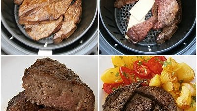 Vepřová játra na minutku z horkovzdušné fritézy