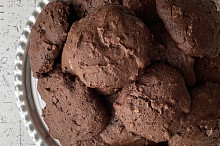 Americké extra čokoládové cookies - hotové sušenky