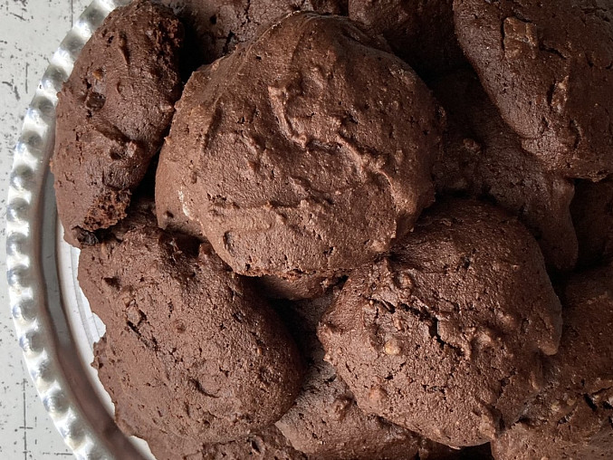 Americké extra čokoládové cookies, Americké extra čokoládové cookies - hotové sušenky
