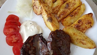 Vepřová játra na minutku z horkovzdušné fritézy