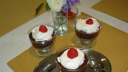 Čokoládový pohár s mascarpone