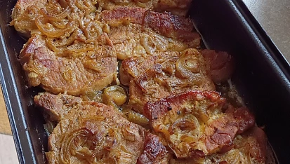 Vepřové pečené na cibuli, Hotovy výrobek ⁵