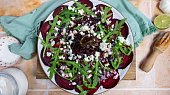 Carpaccio z pečené červené řepy