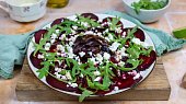 Carpaccio z pečené červené řepy