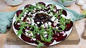 Carpaccio z pečené červené řepy