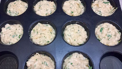 Cuketové muffiny s dipem