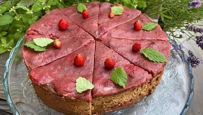 Datlový cheesecake
