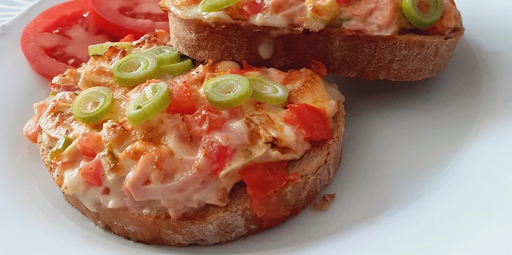 Zapečený hermelínový chleba z horkovzdušné fritézy