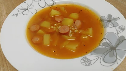 "Gulášovka" s kroupami