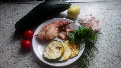 Králík sous vide na grilu
