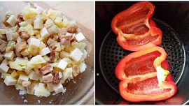 Selská omeleta v paprice z horkovzdušné fritézy