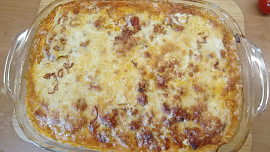 Skromné lasagne s cuketou