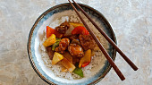 Sladkokyselé vepřové "sweet & sour" (Sladkokyselé vepřové "sweet and sour")