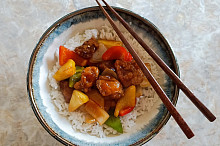 Sladkokyselé vepřové "sweet and sour"