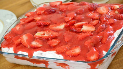 Jahodové tiramisu