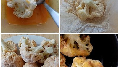 Květák z horkovzdušné fritézy