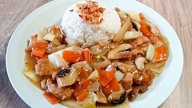 Kuřecí maso na žampionech jako z čínské restaurace