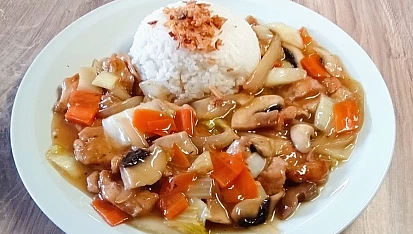 Kuřecí maso na žampionech jako z čínské restaurace