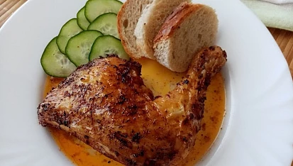 Kuřecí stehna z horkovzdušné fritézy