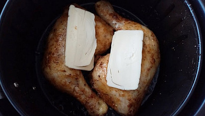 Kuřecí stehna z horkovzdušné fritézy