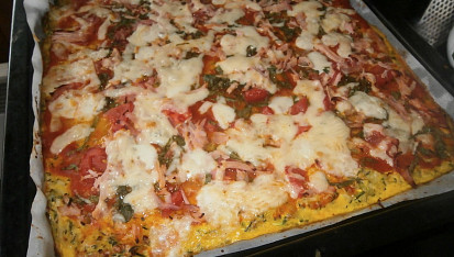 Pizza z cukety bez mouky