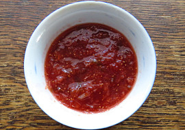 Fíková marmeláda s vůní skořice (Zbytek, který se už nevešel do skleniček, bude na mlsání hned.)