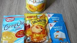Broskvové poháry s tvarohem