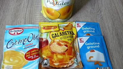 Broskvové poháry s tvarohem