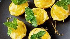 Citronový krém v citronech Citronový krém v citronech