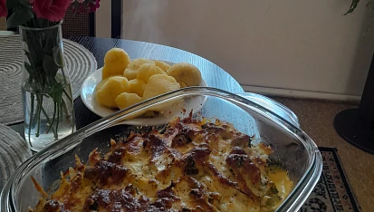 Brokolice zapečená se sýrem