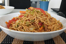 Chow mein nudle pro děti
