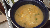 Cuketová kmínová polévka s vejci