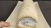 Nadýchaná piškotová roláda, Úžasný recept na roládu. Náplň jsem dělala podle sebe, ne dle receptu