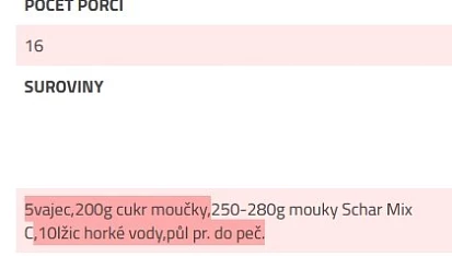 Bezlepkový korpus na dort nebo i jako bábovka