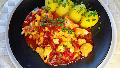 Květák ve sladké chilli omáčce