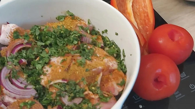 Mole con pollo