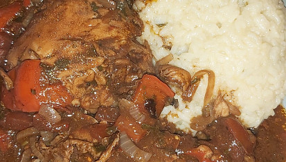 Mole con pollo