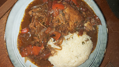 Mole con pollo