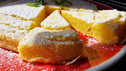Šťavnatý citronový koláč