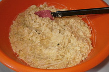 těsto je s bílém tofu