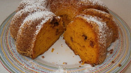 Dýňový koláč s kandovaným nebo sušeným ovocem