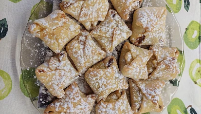 Šlehačkové šátečky s tvarohem