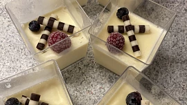 Panna cotta z vaječného likéru