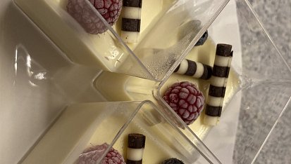 Panna cotta z vaječného likéru