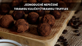 Jednoduché nepečené Tiramisu kuličky/Tiramisu Truffles