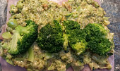 Kuřecí roláda s brokolicí, sýrem a šunkou