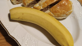 Banán s hruškou v kapse